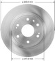 Disc Brake Rotor for 2009-2020 Chevrolet/GMC (Tahoe, Yukon) PRT5903 - front view