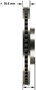 Disc Brake Rotor for 2009-2020 Lexus (IS350, GS450h, GS350, GS460) PRT6144 - side view