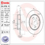 PRIME Disc Brake Rotor for 2006-2020 Hyundai/Kia (Sonata, Azera, Optima, Cadenza) 08.A708.11