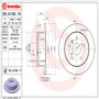 PRIME Disc Brake Rotor for 2002-2008 Lexus/Toyota (ES300, Camry, ES330, Solara) 08.A108.11