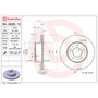 Premium Vented Brake Rotor for 1975-1993 Volvo (240, 242, 244, 245) 09.4629.10