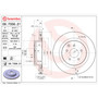 PRIME Disc Brake Rotor for 2003-2009 Nissan/INFINITI (350Z, G35) 09.7356.21