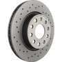 XTRA Disc Brake Rotor for 2010-2019 Volkswagen (GTI, Golf, Jetta, Beetle) 09.9167.1X