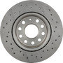 XTRA Disc Brake Rotor for 2010-2019 Volkswagen (GTI, Golf, Jetta, Beetle) 09.9167.1X