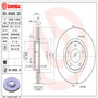 PRIME Disc Brake Rotor for 2004-2015 Mazda (3, 5, 3 Sport) 09.9468.21