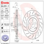 PRIME Disc Brake Rotor for 2002-2010 Mercedes-Benz (C32 AMG, CLK500, CLK55 AMG, C55 AMG) 09.A731.11