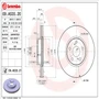 PRIME Disc Brake Rotor for 2008-2019 Scion/Toyota/Pontiac (xD, Corolla, Matrix, Vibe) 09.A535.21