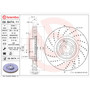 PRIME Disc Brake Rotor for 2013-2015 Mercedes-Benz (SL550) 09.B474.11