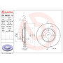 Premium Vented Brake Rotor for 2007-2014 Nissan (Versa, Sentra, Cube) 09.B632.10