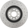 XTRA Disc Brake Rotor for 2006-2013 Volkswagen (Golf, Passat, Rabbit, R32) 09.C892.1X