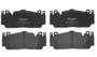 PRIME Low-Met Brake Pad Set for 2012-2021 BMW (M5, M6, M6 Gran Coupe, M3) P06079 - top view