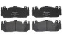 PRIME Low-Met Brake Pad Set for 2012-2021 BMW (M5, M6, M6 Gran Coupe, M3) P06079