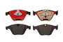 PRIME Ceramic Brake Pad Set for 2004-2013 BMW (525i, M3, 760Li, 535i) P06046N - front view