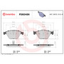 PRIME Ceramic Brake Pad Set for 2004-2013 BMW (525i, M3, 760Li, 535i) P06046N - diagram
