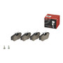 PRIME Low-Met Brake Pad Set for 1984-1993 BMW (318i, 318is, 325, 325e) P06010 - front view