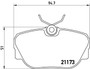 PRIME Low-Met Brake Pad Set for 1984-1993 BMW (318i, 318is, 325, 325e) P06010 - top view