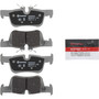 PRIME Ceramic Brake Pad Set for 2014-2025 BMW/Mini (i3, X1, Cooper Clubman, Cooper Countryman) P06094N - kit contents