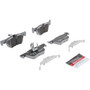 PRIME Ceramic Brake Pad Set for 2012-2021 BMW (328i, 320i, 328i xDrive, 320i xDrive) P06071N - angled view