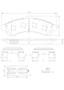PRIME Ceramic Brake Pad Set for 2002-2007 Isuzu/Chevrolet/GMC (Ascender, Trailblazer, Envoy, Bravada) P10009N - diagram