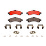 PRIME Ceramic Brake Pad Set for 2002-2007 Isuzu/Chevrolet/GMC (Ascender, Trailblazer, Envoy, Bravada) P10009N - alternate view