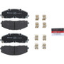 PRIME Ceramic Brake Pad Set for 2008-2025 Dodge/Chrysler/Volkswagen (Grand Caravan, Town &amp; Country, Journey, Routan) P11035N - kit contents