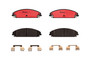 PRIME Ceramic Brake Pad Set for 2008-2020 Dodge/Chrysler (Caliber, Charger, 200, Challenger) P11017N - top view