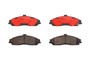 PRIME Ceramic Brake Pad Set for 1997-2013 Cadillac/Chevrolet/Pontiac (XLR, Corvette, GTO) P10052N - top view