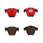 PRIME Ceramic Brake Pad Set for 2004-2010 BMW (525i, 530i, 645Ci, 650i) P06054N - alternate view