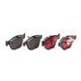 XTRA Low-Met Disc Brake Pad Set for 2002-2010 BMW (745i, 745Li, 760Li, 525i) P06054X - angled view