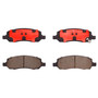PRIME Ceramic Brake Pad Set for 2006-2011 Cadillac/Buick (DTS, Lucerne) P09017N - alternate view