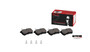 PRIME Ceramic Brake Pad Set for 2001-2019 Ford (Focus, Fiesta) P24047N - back view