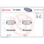 PRIME Ceramic Brake Pad Set for 2009-2020 Volkswagen/Chrysler/Dodge (Routan, Town &amp; Country, Grand Caravan, Journey) P11032N - diagram