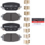 PRIME Ceramic Brake Pad Set for 2009-2020 Volkswagen/Chrysler/Dodge (Routan, Town &amp; Country, Grand Caravan, Journey) P11032N - kit contents