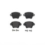 PRIME Low-Met Brake Pad Set for 2002-2005 Jaguar (X-Type) P24059 - front view