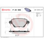 PRIME Low-Met Brake Pad Set for 2002-2005 Jaguar (X-Type) P24059 - diagram