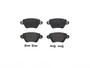 PRIME Low-Met Brake Pad Set for 2002-2005 Jaguar (X-Type) P24059 - top view