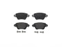 PRIME Low-Met Brake Pad Set for 2002-2005 Jaguar (X-Type) P24059 - back view