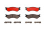 PRIME Ceramic Brake Pad Set for 2003-2008 Dodge (Ram 2500, Ram 3500, Ram 1500) P18023N - top view