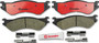 PRIME Ceramic Brake Pad Set for 2003-2008 Dodge (Ram 2500, Ram 3500, Ram 1500) P18023N - angled view