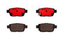 PRIME Ceramic Brake Pad Set for 2006-2014 Honda/Acura (Ridgeline, TL) P28067N - front view