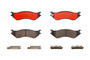 PRIME Ceramic Brake Pad Set for 1997-2004 Ford/Lincoln (Expedition, F-150, F-250, Navigator) P24103N - top view