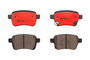 PRIME Ceramic Brake Pad Set for 2014-2020 Fiat (500L) P23156N - top view