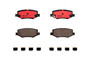 PRIME Ceramic Brake Pad Set for 2007-2018 Jeep/Dodge (Wrangler, Nitro, Liberty, Wrangler JK) P18024N - front view