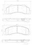 PRIME Ceramic Brake Pad Set for 2010-2017 Ford/Lincoln (Expedition, F-150, Navigator) P24166N - diagram