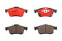 PRIME Ceramic Brake Pad Set for 2014-2020 Fiat (500L) P23167N - top view
