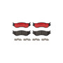 PRIME Ceramic Brake Pad Set for 2002-2006 Dodge (Durango, Ram 1500, Ram 1500 Van) P18026N - kit contents