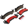 PRIME Ceramic Brake Pad Set for 1985-1996 Chevrolet/GMC (G30, P30, V2500 Suburban, G3500) P10089N - angled view