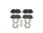 PRIME Low-Met Brake Pad Set for 2005-2013 Land Rover (LR3, Range Rover, Range Rover Sport) P44013