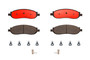 PRIME Ceramic Brake Pad Set for 2005-2007 Ford (F-250 Super Duty, F-350 Super Duty) P24118N - front view