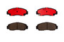 PRIME Ceramic Brake Pad Set for 2003-2007 Honda (Accord) P28047N - top view